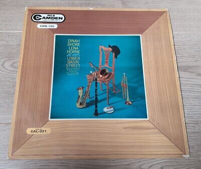 Vintage Jazz Dinah Shore & Lena Horne Lower Basin Street Rare 1958 UK Vinyl LP
