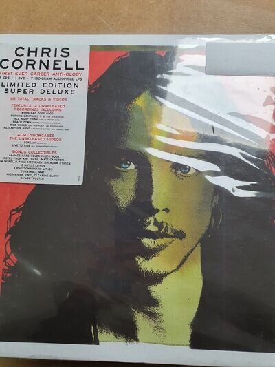 Chris Cornell, First Ever Career Anthology, 4CD + DVD + 7 180-Gram Audiophile LP