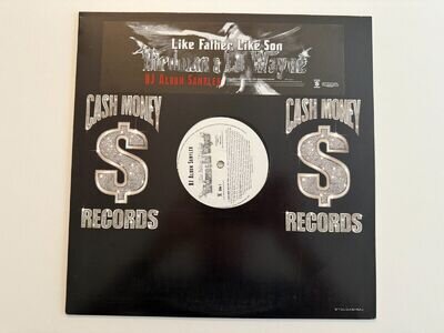 Birdman Lil Wayne Like Father Like Son DJ Album Sampler LP Gangsta Rap Hip Hop