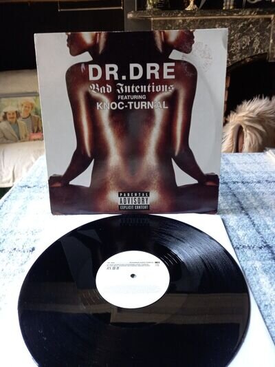 Dr. Dre Bad Intentions 12” Single Vinyl Featuring Knox-Turn’Al