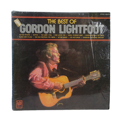 The Best of Gordon Lightfoot LP United Artists UAS-6754 Stereo EX/VG+