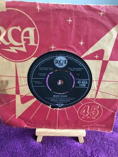 HENRY MANCINI, MOON RIVER / BREAKFAST AT TIFFANY’S , 7” VINYL