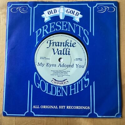 Frankie Valli, My Eyes Adored You/ You’re Ready Now, 1983 reissue, Near Mint