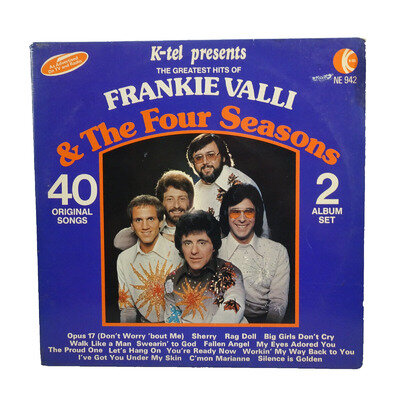 Frankie Valli & Four Seasons The Greatest Hits Double Vinyl LP NE942 1976 VG+