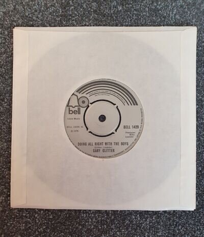 MINT 45 Gary Glitter : Doing Alright with The Boys/Good For No Good Bell 1429