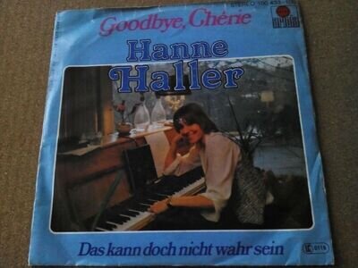 HANNE HALLER 'Goodbye, Cherie' 7" Ariola Records Germany Eurovision Preselection