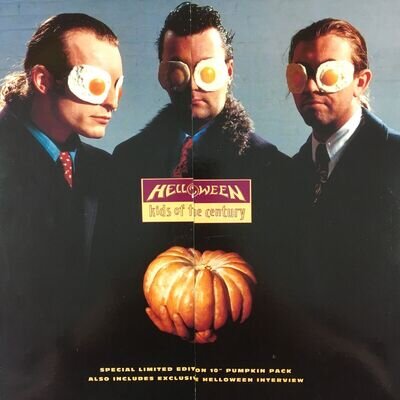 HELLOWEEN KIDS OF THE CENTURY 10'' VINYL EMI RECORDS 10EMS178 1991 PUMPKIN PACK