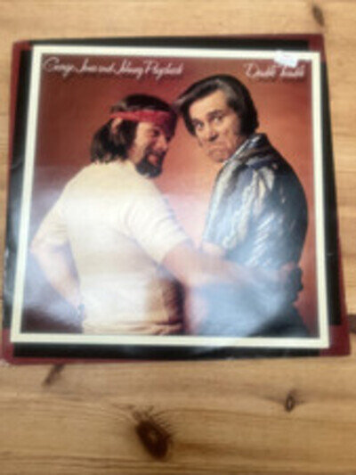 GEORGE JONES AND JOHNNY PAYCHECK Double Trouble 1980 UK Vinyl LP Epic EPC 84458