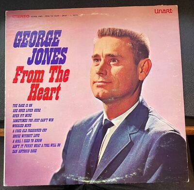George Jones – From The Heart Vintage 33rpm