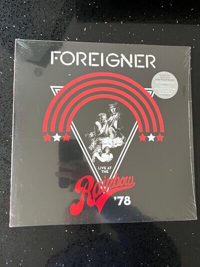 Foreigner – Live At The Rainbow '78- LP VINYL NEW SEALED
