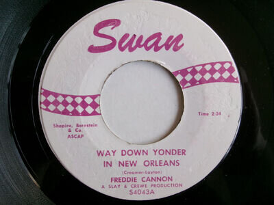 FREDDIE CANNON WAY DOWN YONDER IN NEW ORLEANS SWAN S-4043 ROCK N ROLL USA