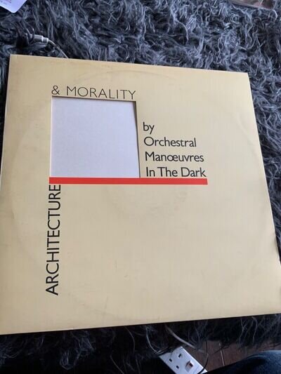 OMD ARCHITECTURE AND MORALITY Vinyl LP 1st UK Press 1981