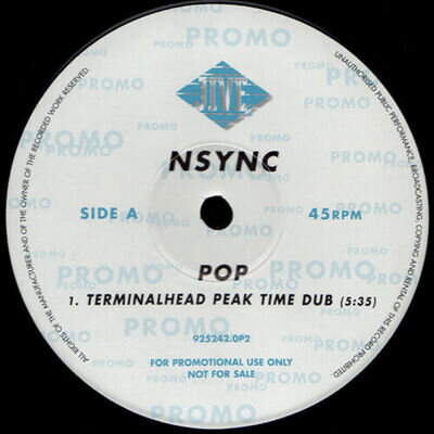 NSYNC - Pop - Used Vinyl Record 12 - 28 - Promo - A6999z