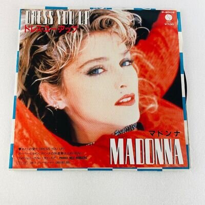 Madonna – Dress You Up [SIngle] EP 80's Japan vinyl records Nile Rodgers