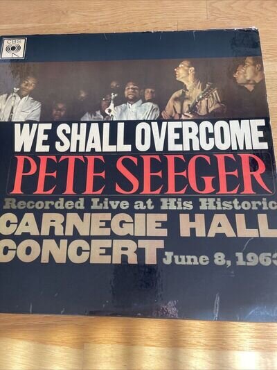 Pete Seeger We Shall Overcome Vinyl LP (1963) CBS 62209