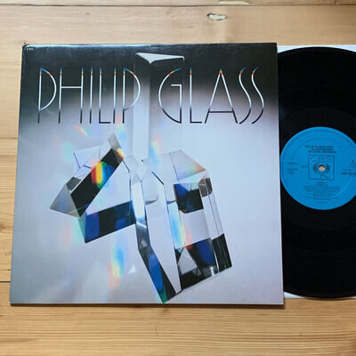 *PHILIP GLASS - GLASSWORKS *NM Vinyl Original CBS lp *Post-Modern Serial