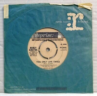 Nancy Sinatra You only live twice 45 RPM 7" vinyl single James Bond 007 film