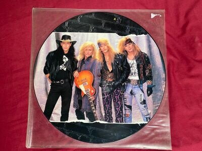 Poison - Unskinny Bop - 12" Picture Disc - Slight damage - 1990 Capitol Records