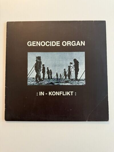 Genocide Organ In Konflikt LP First Pressing Industrial Throbbing Gristle Rare