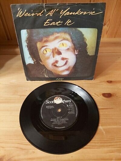 Weird Al Yankovic - Eat It - 7" Vinyl 45 Record 1984 A4257 Play Tested
