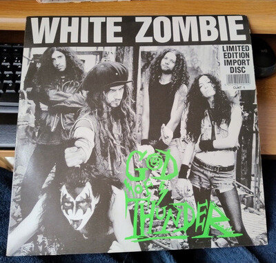 VERY RARE WHITE ZOMBIE GOD OF THUNDER LIMITED EDITION IMPORT DISC ROB ZOMBIE