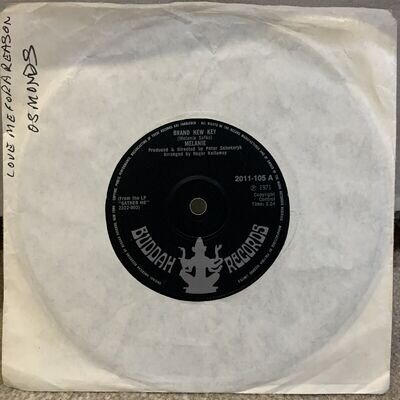MELANIE - BRAND NEW KEY - 7" VINYL