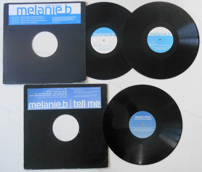 MELANIE B Tell Me/Feels So Good - Bundle of 2 x 12" Promos (2000) Spice Girls
