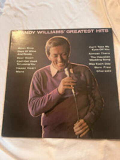 ANDY WILLIAMS "GREATEST HITS" VINYL LP 1970 VG+