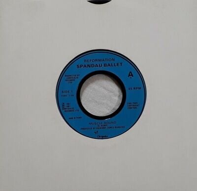 Spandau Ballet-Muscle Bound/Glow Vinyl 7" Single.1981 Chrysalis CHS 2509.