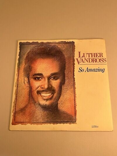 Luther Vandross - So amazing / If only for one night unused 7” single record