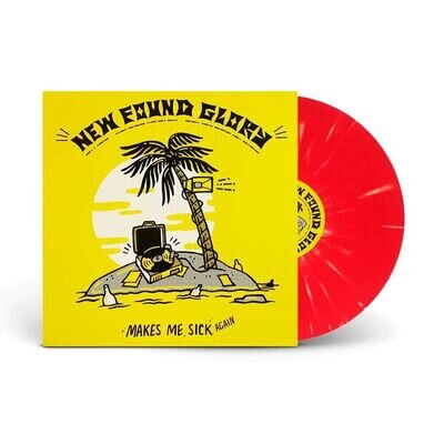 New Found Glory Makes Me Sick Again LP Exclusive Pink w/ Yellow Splatter Vinyl