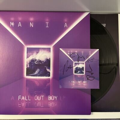 Fall Out Boy Mania Vinyl With Signed Insert