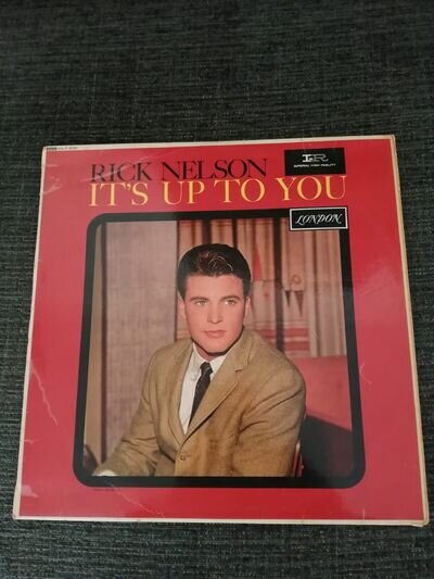 RICK NELSON ~ IT'S UP TO YOU ** 1963 UK Plum LONDON LP