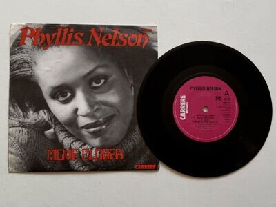 PHYLLIS NELSON - MOVE CLOSER - 7"SINGLE VINYL RECORD - 1984 UK picture sleeve