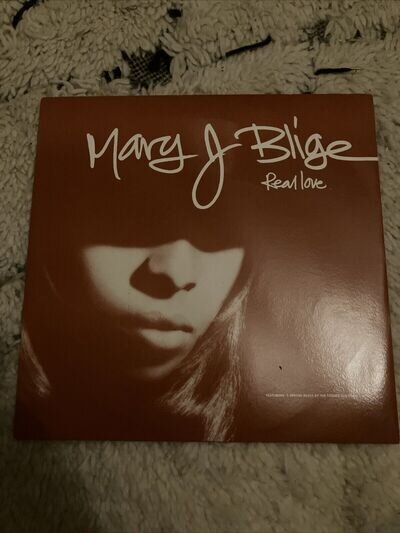 Mary J Blige Real Love 12" Vinyl MCST1972 VG+/VG+ 1992 4 Mixes
