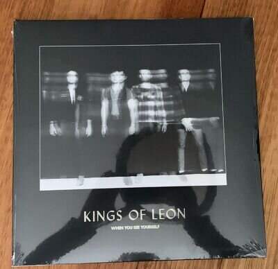 KINGS OF LEON-WHEN YOU SEE YOURSELF-LTD ED RED VINYL LP GF BOOKLET INNERS SEALED