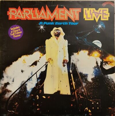Parliament Live P.Funk Earth Tour 1977 USA 1st Press Funk Soul 2x2LP