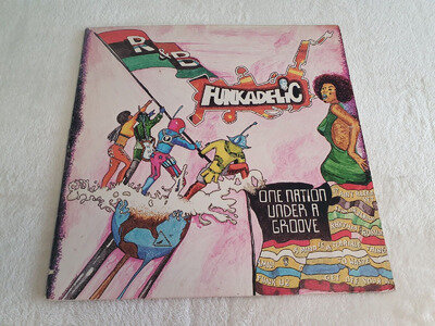 FUNKADELIC - R & B One Nation Under A Groove 12" Vinyl, LP