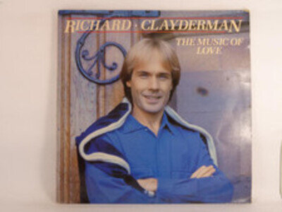 RICHARD CLAYDERMAN THE MUSIC OF LOVE (387) 18 Track LP Picture Sleeve DECCA