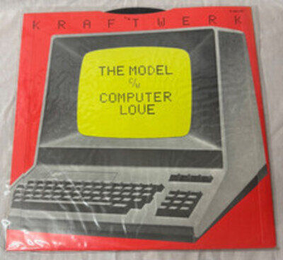 KRAFTWERK: The Model Computer Love 12” Single Vinyl Record 1981 - CG C51