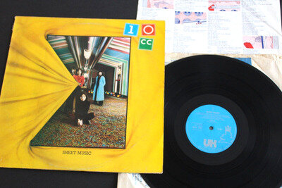 10cc – Sheet Music 1974 UK Records UKAL 1007, UK Pop Rock, Art Rock