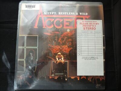 Accept – Restless & Wild UK 1983 Heavy Metal Worldwide – HMI LP 6