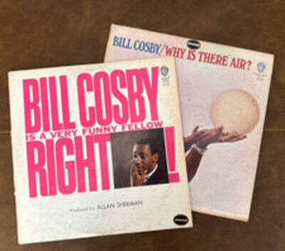 BILL COSBY ALBUMS RECORDS X 2 Comedy Spoken Word - TWO LPS VG+