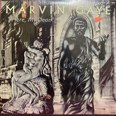 MARVIN GAYE Here, My Dear LP 2xLP TAMLA T364LP2 rare OG Shirnkwrap Top Copy NM