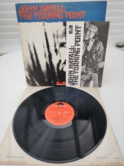 JOHN MAYALL.THE TURNING POINT LP.POLYDOR 583571.1969.UK. + Insert VG+ VG
