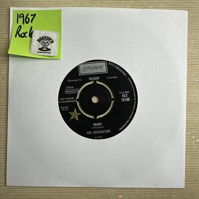 The Association - Windy 7” Vinyl Record Single VG+