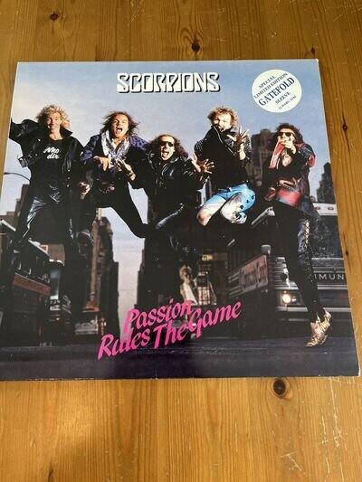 Scorpions Passion Rules The Game Limited Edition Gatefold 12 Inch Single