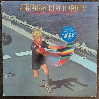 JEFFERSON STARSHIP - FREEDOM AT POINT ZERO. 1979 UK ARENA ROCK 12" L.P.