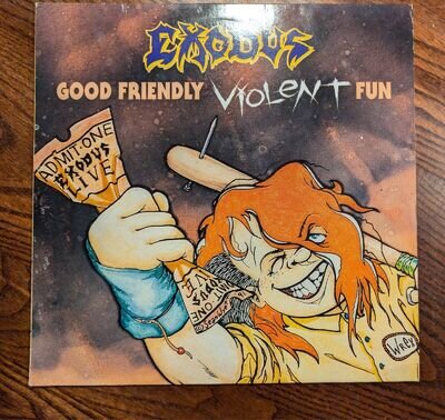 Exodus - Good Friendly Violent Fun - 12" Vinyl Record LP Album 1991 RO92351