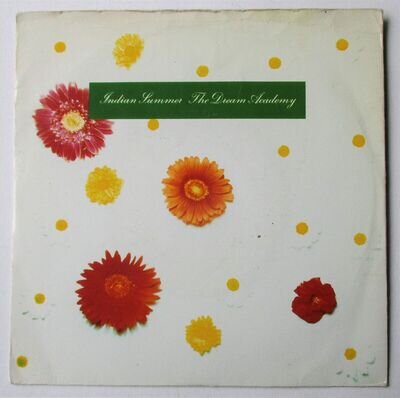 Dream Academy - 7" UK 45 - Indian Summer - 1987 - Blanco Y Negro ,NEG 27. VG+/VG